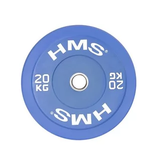 HMS CBR20 BLUE TALERZ OLIMPIJSKI BUMPER 20 KG 1AB-17-61-023 - Pozostały sprzęt siłowy - miniaturka - grafika 1