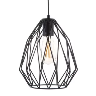 Beliani Lampa wisząca Lampa wisząca metalowa czarna MAGRA 78656 - Lampy sufitowe - miniaturka - grafika 1
