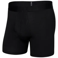 Majtki męskie - Bokserki Saxx Droptemp Cooling Cotton Boxer Brief Fly Rozmiar: L / Kolor: czarny - miniaturka - grafika 1