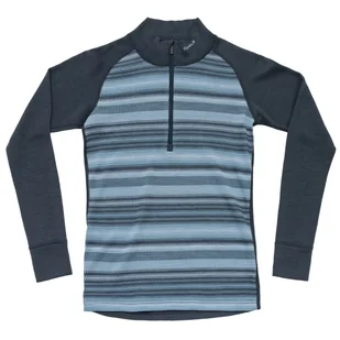 Bluza damska Devold Signature Merino 230 Zip Wmn Rozmiar: M / Kolor: niebieski - Bluzy sportowe damskie - miniaturka - grafika 1