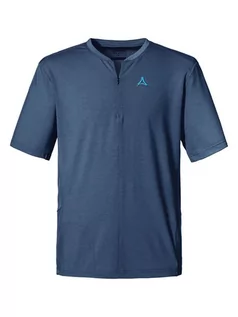 Koszulki sportowe męskie - Schöffel Koszulka kolarska "Alpe Adria" w kolorze granatowym - grafika 1