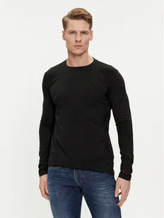 Replay Longsleeve M6653.000.23352P Czarny Regular Fit - Koszulki męskie - miniaturka - grafika 1