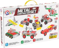 Zabawki konstrukcyjne - Zestaw Konstrukcyjny Metalowy Składanie Modeli Transport Pojazdy Samoloty - miniaturka - grafika 1