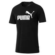 Koszulki męskie - Puma Ess Logo Tee T-shirt męski szary szary (Medium Gray Heather) S 851740 - miniaturka - grafika 1