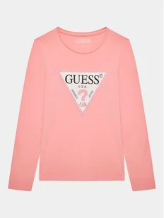 Guess Bluzka J2YI50 K6YW1 Różowy Regular Fit - Bluzki damskie - miniaturka - grafika 1