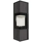 Piece wolnostojące - Piec stalowy piec TORA/M 8 kW fi 150 NATURALI PIETRA DI SAVOIA z domykaniem - miniaturka - grafika 1