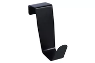 Wieszaki łazienkowe - Wieszak Trendy 1-Hak 2 Szt. Czarny Bisk - miniaturka - grafika 1