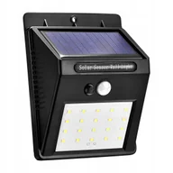 Lampy ogrodowe - Lampa Solarna LED Naświetlacz czujnik zmierzchu latarnia reflektor - miniaturka - grafika 1