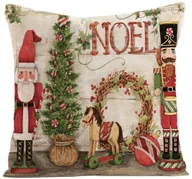 Pozostałe akcesoria świąteczne - eCarla Poszewka na poduszkę świąteczna Boże Narodzenie - miniaturka - grafika 1