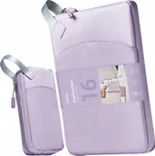 Torby na laptopy - Torba Innostyle INNOSTYLE ZESTAW TORBA NA LAPTOPA 16 WODOODPORNA + ETUI NA GADŻETY FIOLET - miniaturka - grafika 1