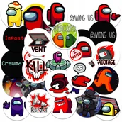 Szkolne artykuły papiernicze - NAKLEJKI NA ZESZYT NALEPKA Z POSTACIAMI KÓŁKO ASTRONAUTA IMPOSTO WZORY 23EL - miniaturka - grafika 1