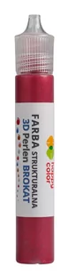 Happy Color, Farba strukturalna 3D - Perlen, brokat czerwony, 32 ml - Farby i media malarskie Happy Color, Farba strukturalna 3D - Perlen, brokat czerwony, 32 ml - Farby i media malarskie - miniaturka - grafika 1
