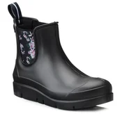 Kalosze damskie - Kalosze damskie krótkie piankowe lekkie sztyblety Lemigo Stella czarne-39 - miniaturka - grafika 1