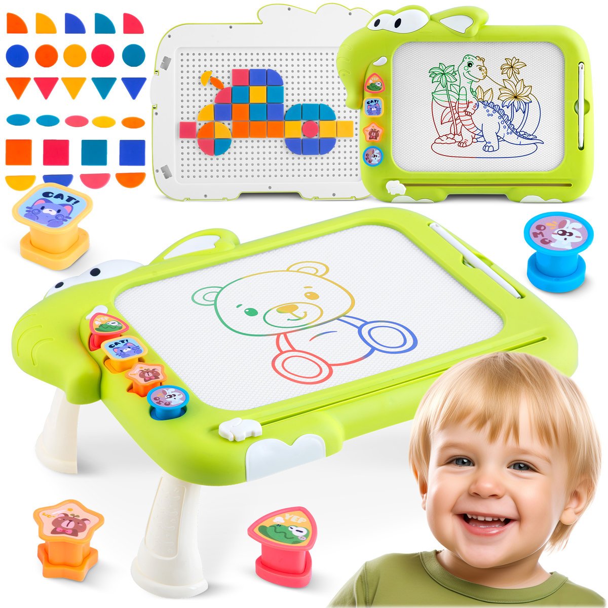 Znikopis tablica magnetyczna układanka tangram Ricokids 782300