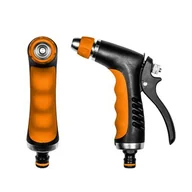 Węże ogrodowe i zraszacze - Pistolet do zraszania regulowany metalowy HOBBY BLACK LINE - miniaturka - grafika 1