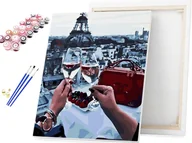 Malowanie po numerach - Malowanie po numerach Toast w Paryżu - Francja / beliart - miniaturka - grafika 1