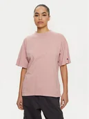 Koszulki i topy damskie - Champion T-Shirt 117449 Różowy Loose Fit - miniaturka - grafika 1