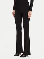 Spodnie damskie - Rinascimento Spodnie materiałowe CFC0125318003 Czarny Flare Fit - miniaturka - grafika 1