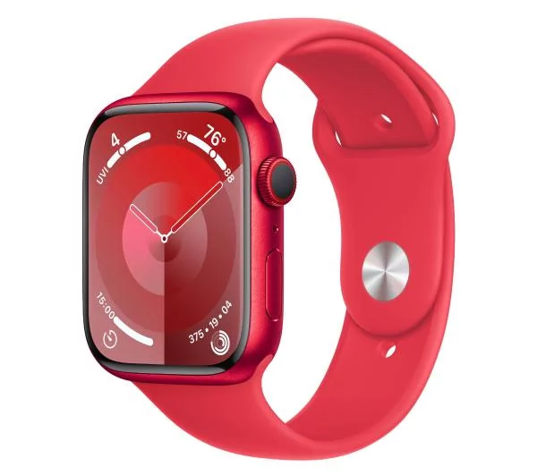 Apple Watch Series 9 GPS MRYE3QP/A + Cellular 45 mm z aluminium S/M Czerwony