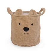 Pudła i pojemniki do przechowywania - CHILDHOME CHILDHOME Kosz Teddy, 30x30x30 cm, beżowy CCBTB30 - miniaturka - grafika 1