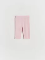Spodnie i spodenki dla dziewczynek - Reserved - Krótkie legginsy - różowy - miniaturka - grafika 1
