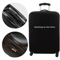 Akcesoria podróżnicze - Pokrowiec na walizkę Sillar z motywem nothing to see here 62 x 43 x 27 cm M - miniaturka - grafika 1