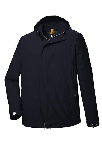 STOY Męska kurtka funkcyjna/kurtka outdoorowa z kapturem – duże rozmiary STS 7 MN JCKT, granatowa, 4XL, 41547-000