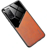Etui i futerały do telefonów - Mocco Lens Leather Back Case for Samsung Galaxy A42 5G Orange - miniaturka - grafika 1