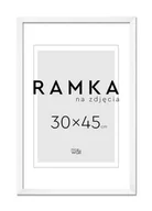 Ramki na zdjęcia - Ramka na zdjęcia 30x45 cm Biała - miniaturka - grafika 1