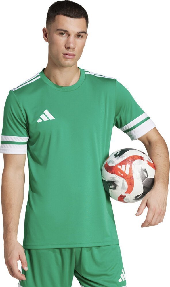 Koszulka męska adidas Squadra 25 zielono-biała JN7485 2XL