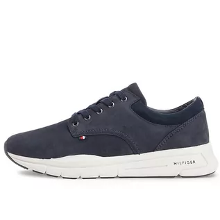 Buty sportowe męskie - Buty Tommy Hilfiger Comfort Leather Hybrid FM0FM04411-DW5 - granatowe - grafika 1