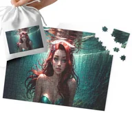 Puzzle - PUZZLE TRADYCYJNE - SYRENKA SYRENA SUPER WZORY PREZENT 110EL + WORECZEK - miniaturka - grafika 1