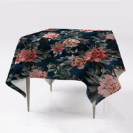 Obrusy i serwetki - Kolorowe obrusy gładkie ozdobny Czerwone piwonie, Fabricsy, 150x150 cm - miniaturka - grafika 1