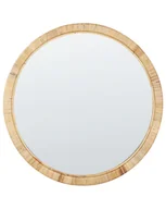Lustra - Rattan Lustro ścienne 80 cm Naturalny ANLEZY - miniaturka - grafika 1