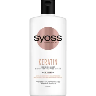 Odżywka do włosów Syoss Keratin Acondicionador Cabello Encrespado y Seco 440 ml (8410436365819) - Odżywki do włosów - miniaturka - grafika 1