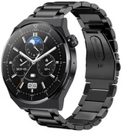 Zegarki męskie - Zegarek Enter SAT.14.114 Czarny, czarna bransoleta stalowa - miniaturka - grafika 1