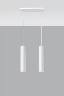 Sollux Lighting Lampa wisząca LAGOS 2 biały - Lampy sufitowe - miniaturka - grafika 1