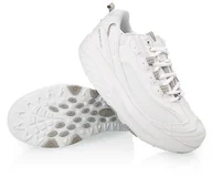 Trampki damskie - Buty FIT WALK z podeszwą kołyskową białe 40 - miniaturka - grafika 1