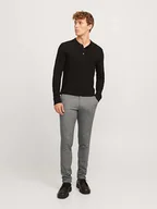 Spodnie męskie - Jack & Jones Spodnie chino w kolorze szarym - miniaturka - grafika 1