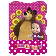 Notesy i bloczki - Derform Notes kszt. A6 Masza i Niedźwiedź (15szt) - miniaturka - grafika 1