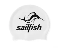 Pozostały sprzęt i akcesoria do ćwiczeń - sailfish Sailfish - Czepek Silikonowy (Biały) - miniaturka - grafika 1