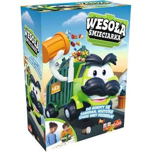 GOLIATH Wesoła Śmieciarka gra 322455 - Zabawki zręcznościowe - miniaturka - grafika 1