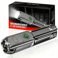 Latarki - Mini Latarka Kieszonkowa Mocna Wojskowa Xhp Szperacz Turystyczna - miniaturka - grafika 1