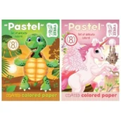 Zeszyty szkolne - Zeszyt papierów kolorowych A4 8 arkuszy błyszczący - Fresh - miniaturka - grafika 1