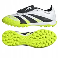 Piłka nożna - Buty adidas Predator League FT TF JQ1072 biały 40 2/3 - miniaturka - grafika 1