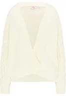Swetry damskie - swirlie Kardigan damski 77134332, wełniany biały, XL/XXL, biały (wollweiss), XL-XXL - miniaturka - grafika 1