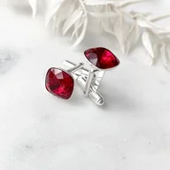 Spinki do mankietów i krawatów - Spinki do mankietów Olivier (Scarlet) - miniaturka - grafika 1