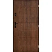 Drzwi zewnętrzne - Drzwi zewnętrzne NEPTUN Orzech 90 prawe - miniaturka - grafika 1