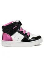 Buty dla dziewczynek - Geox Sneakersy B Eclyper Girl B465MA 0BCKC C0404 S Biały - miniaturka - grafika 1