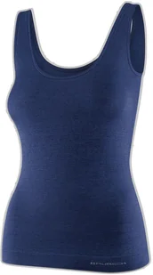 TA1059W Koszulka damska bez rękawów COMFORT MERINO granatowy XL - Koszulki i topy damskie - miniaturka - grafika 1
